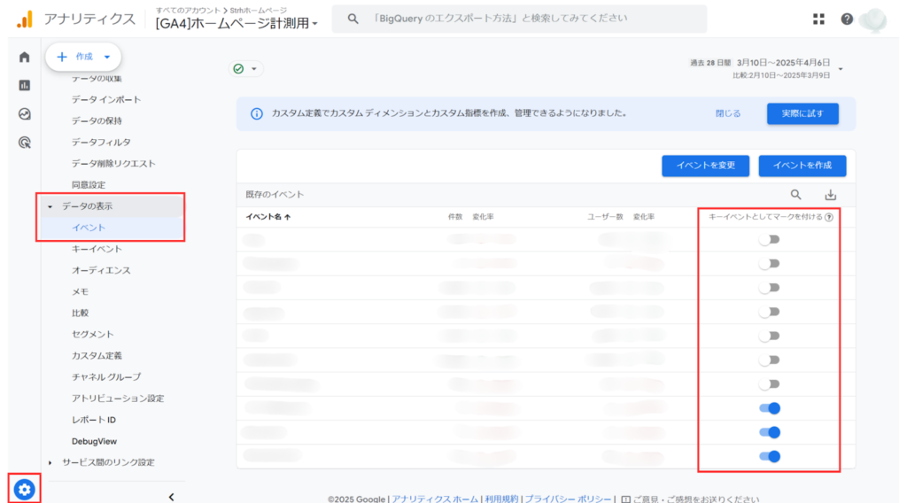 コンバージョン分析