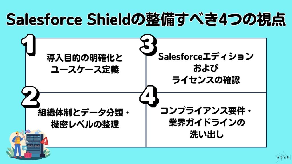 Salesforce Shield導入前に確認すべき要件と準備事項