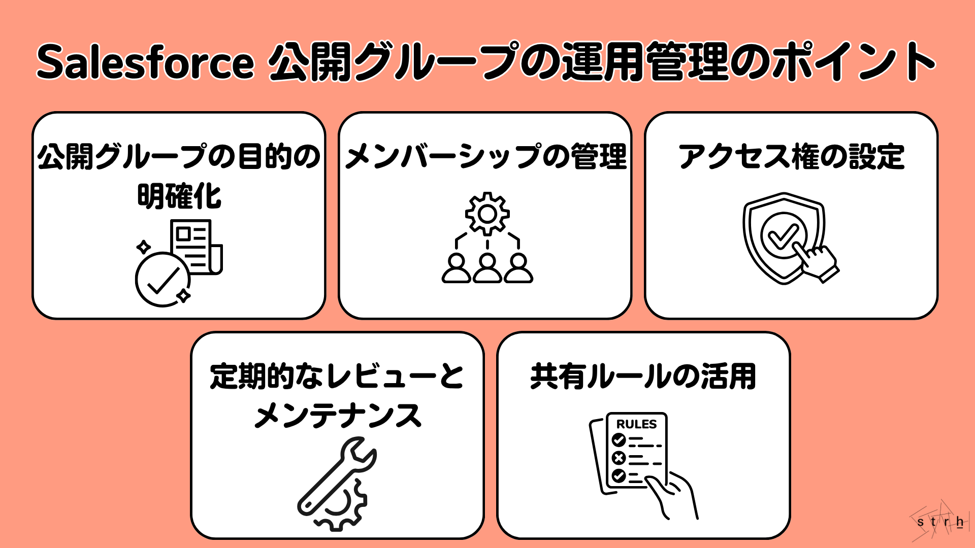 Salesforce 公開グループの運用管理ポイント